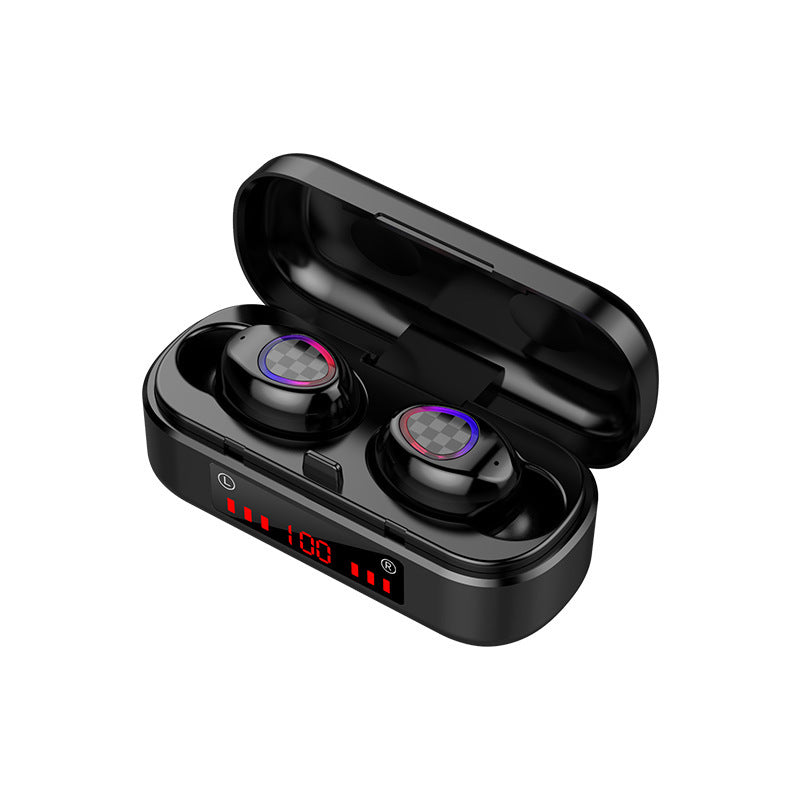 Sports Wireless Bluetooth Headset – Stereo Earbuds, Voice Control, Multi-Point Connection, Music & Calls