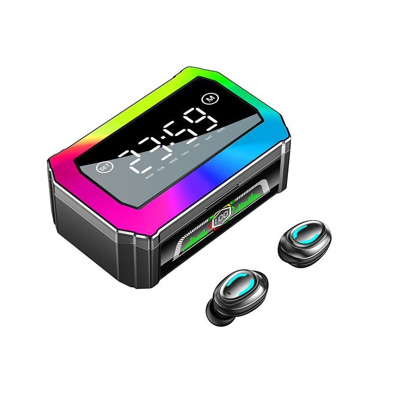 GQ03 In-Ear Wireless Bluetooth Headset – Noise Reduction, Digital Display, E-Sports Low Latency, Black