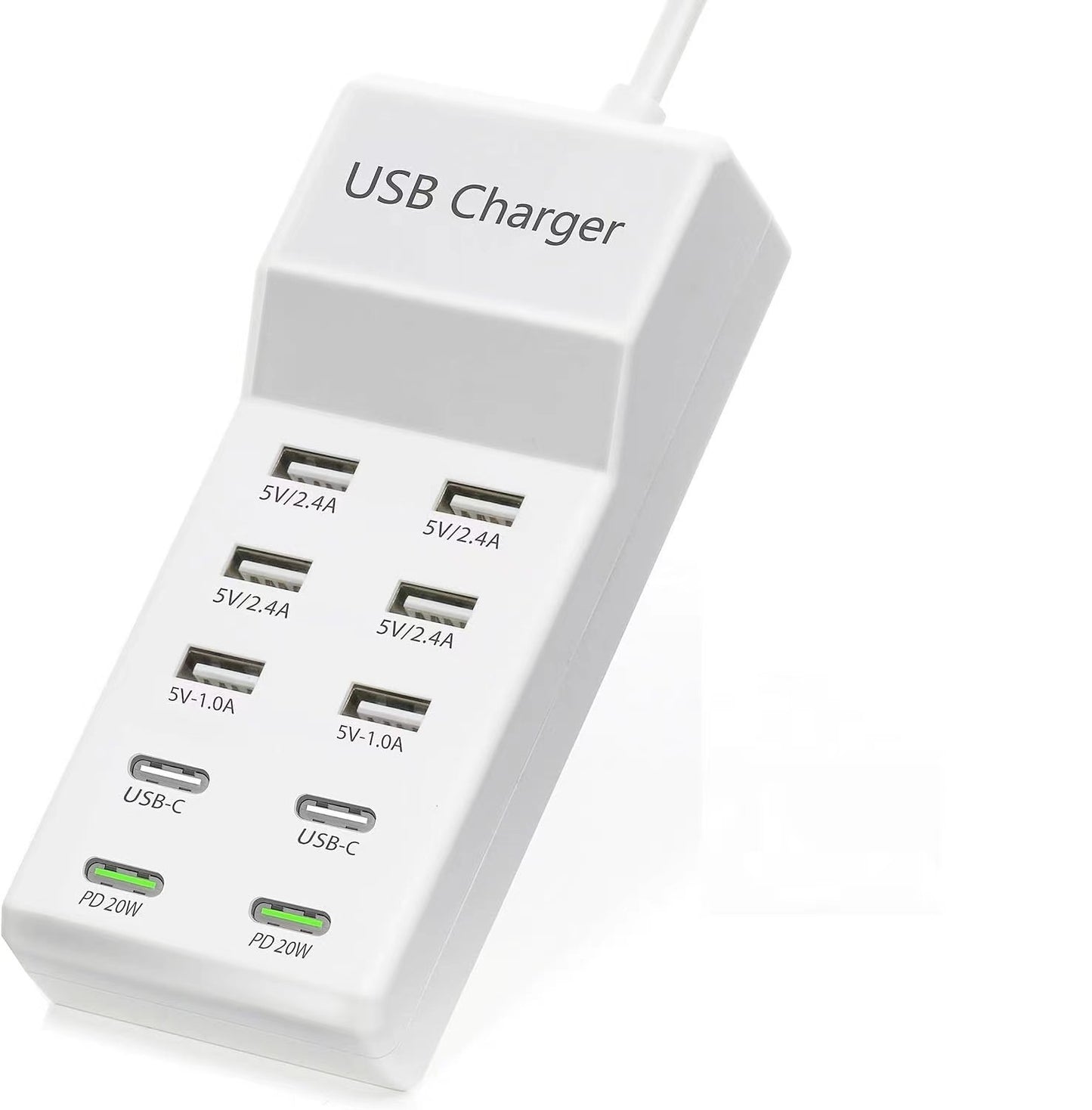 5V 2A USB Multi-Port Charger Fast Wall Adapter for Mobile Phones & Tablets