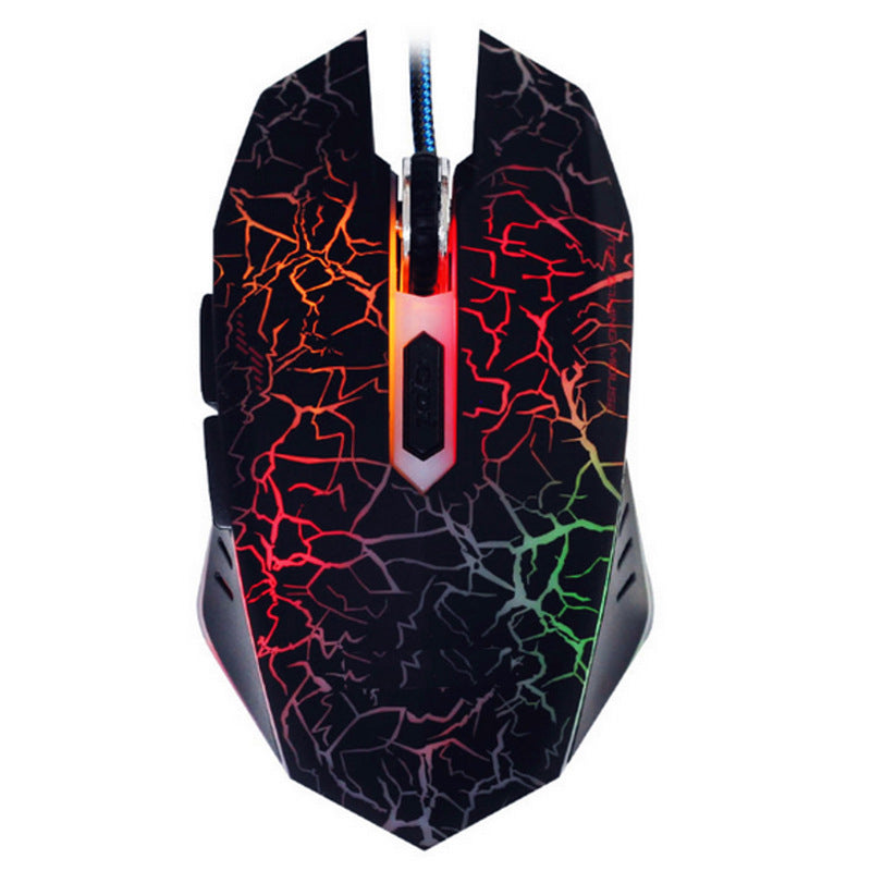 Imperial J10 Wired Gaming Keyboard & Mouse Set – Tricolor Backlight, Colorful Luminous, Russian Layout, USB Connection