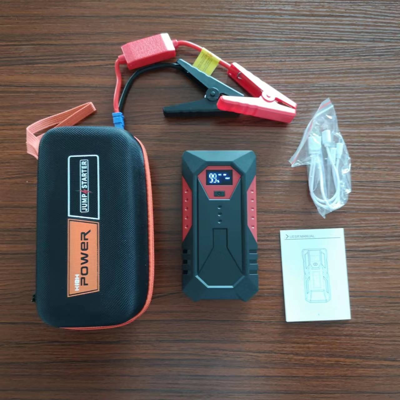 12V Car Jump Starter Power Bank Emergency Mobile Battery High Capacity Auto