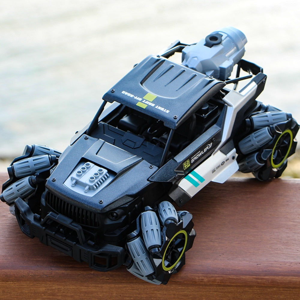 4DRC 4WD RC Truck w/ Spray, Lights & Gesture Control – Off-Road Rock Crawler