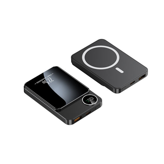 Ultra-Thin Magnetic Wireless Power Bank – Fast Charging Mobile Power Supply, Creative Design