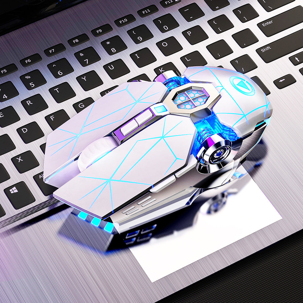 Wired Silent Gaming Mouse – Adjustable DPI, RGB Backlight, Mechanical Buttons for PC, Desktop & Notebook