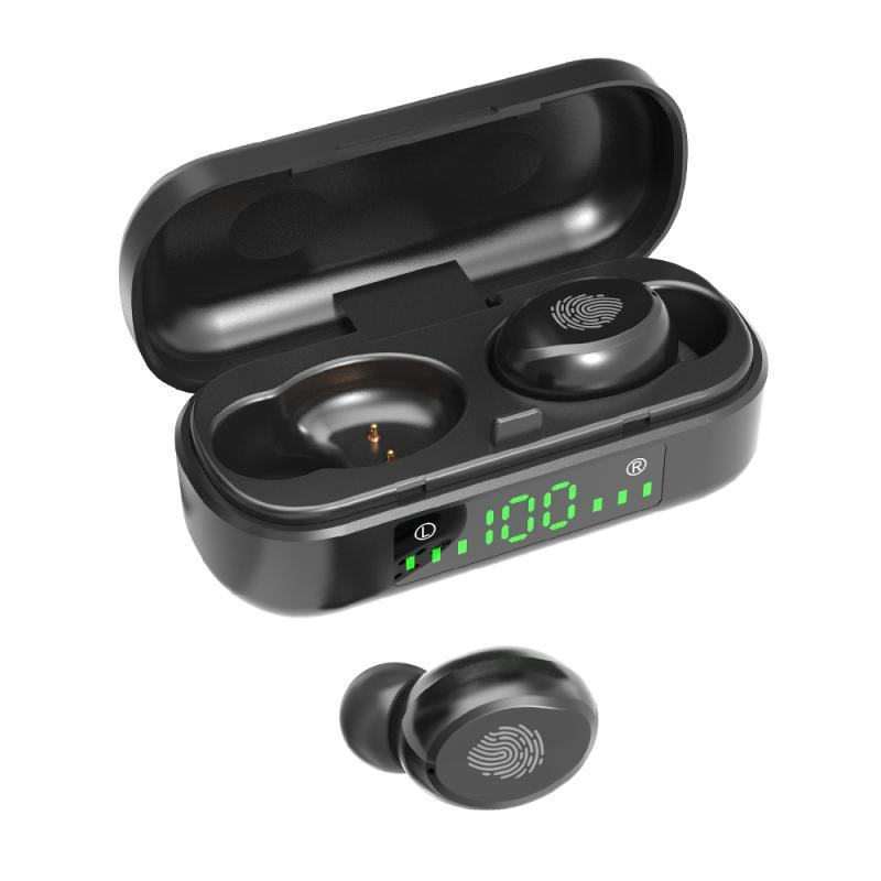 Sports Wireless Bluetooth Headset – Stereo Earbuds, Voice Control, Multi-Point Connection, Music & Calls