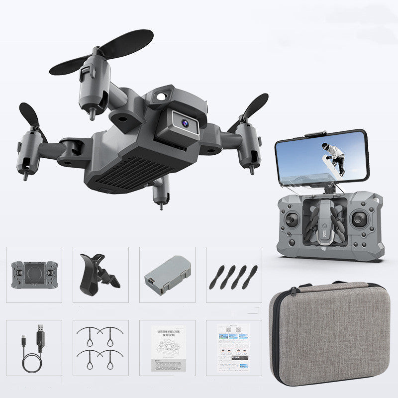 Mini Folding Portable HD Drone – 4-Channel Aerial Photography Toy
