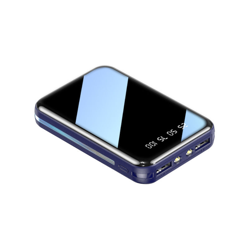 Mini Power Bank 20000mAh – Large Capacity Digital Display, Multi-Port Output, Portable USB Charger