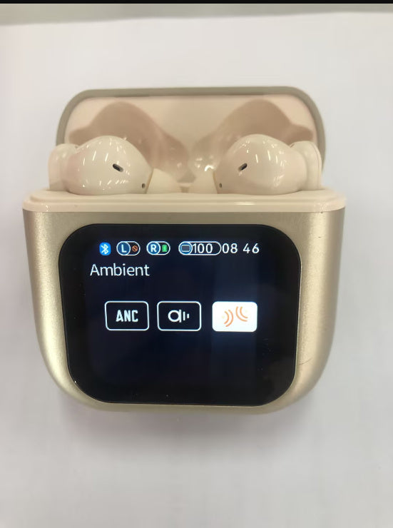 Wireless 54 Bluetooth Headset – ANC & ENC Noise Reduction, Ear Hook, Music & Calls, Digital Display
