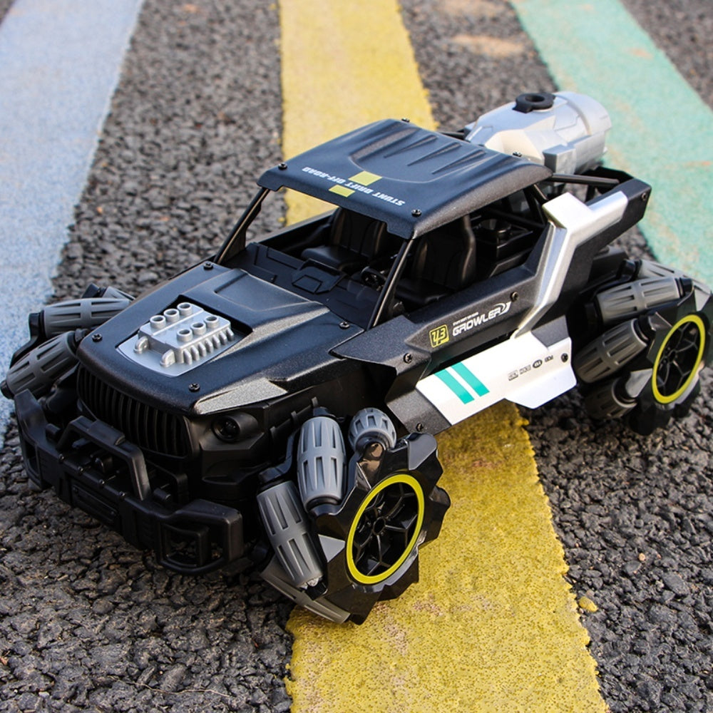 4DRC 4WD RC Truck w/ Spray, Lights & Gesture Control – Off-Road Rock Crawler