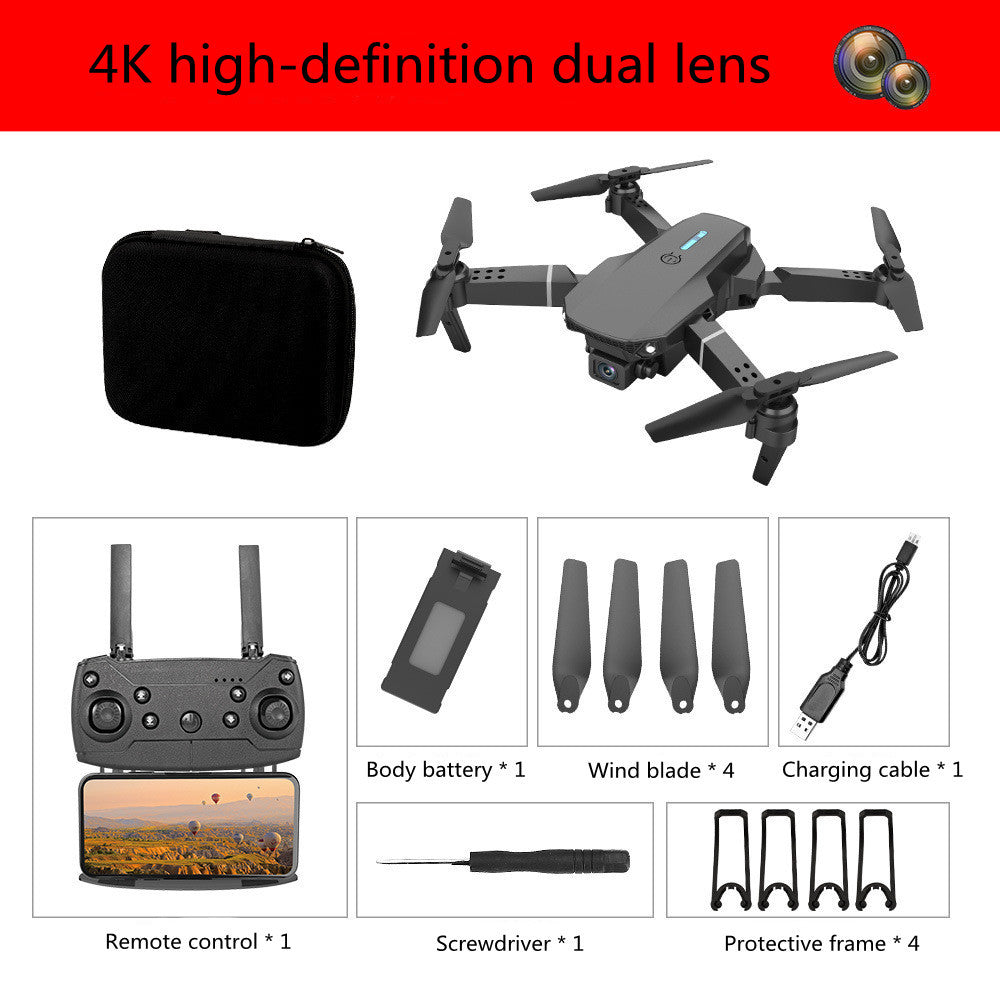 E88 Folding 4K HD Drone – High-Definition 4-Axis Quadcopter with Camera