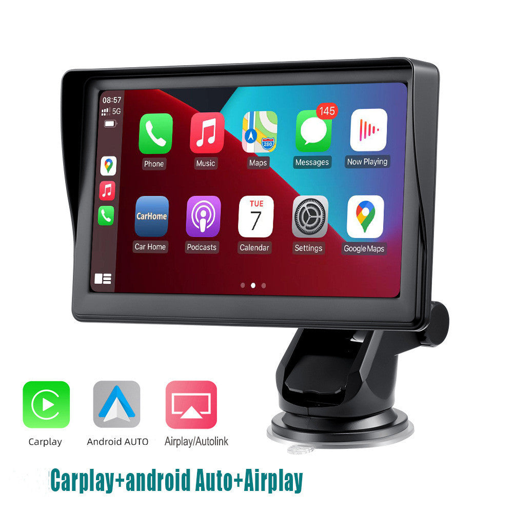 7-Inch IPS Car Smart Screen – Wireless CarPlay & Android Auto, HD Touch Display, Navigation & Multimedia for Cars & Trucks