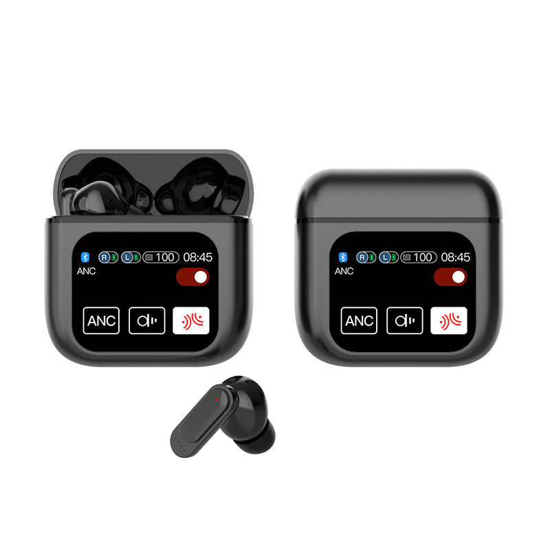 Wireless 54 Bluetooth Headset – ANC & ENC Noise Reduction, Ear Hook, Music & Calls, Digital Display
