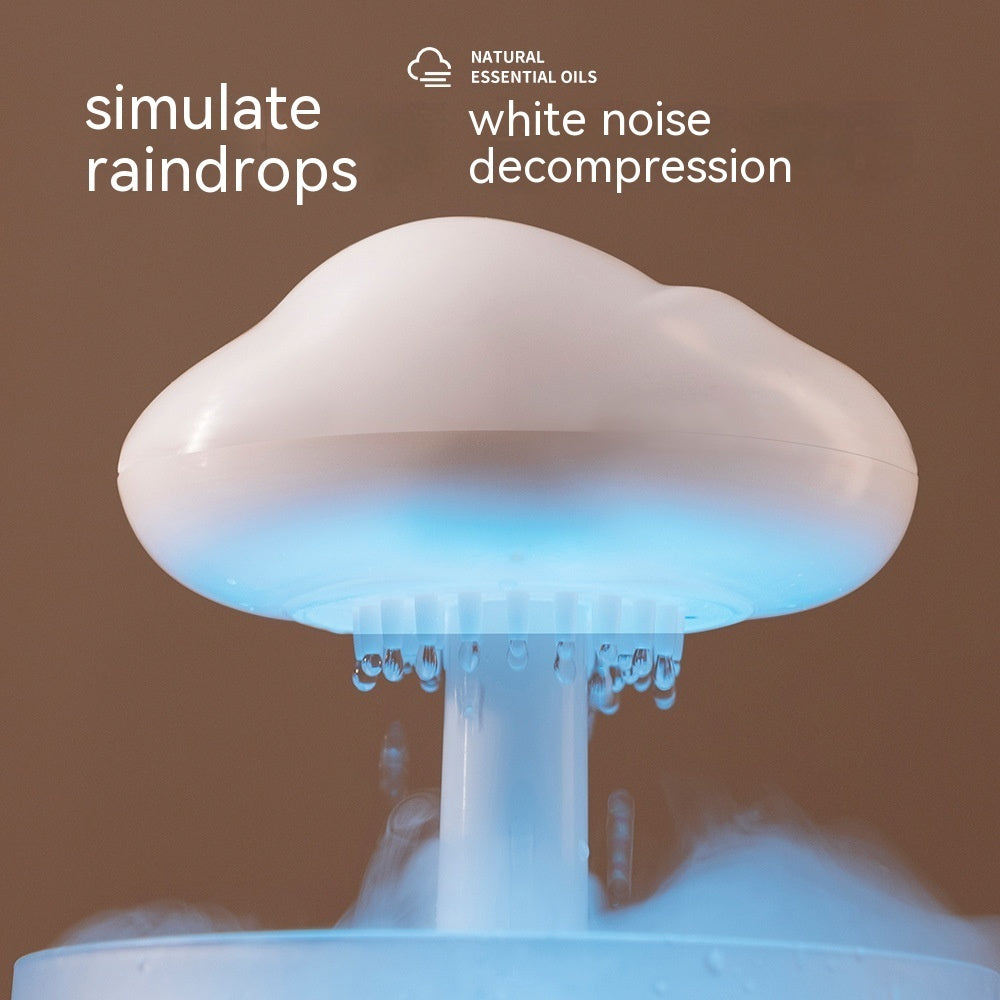 Rain Cloud Aroma Diffuser LED Light 7-Color Humidifier for Home & Bedroom