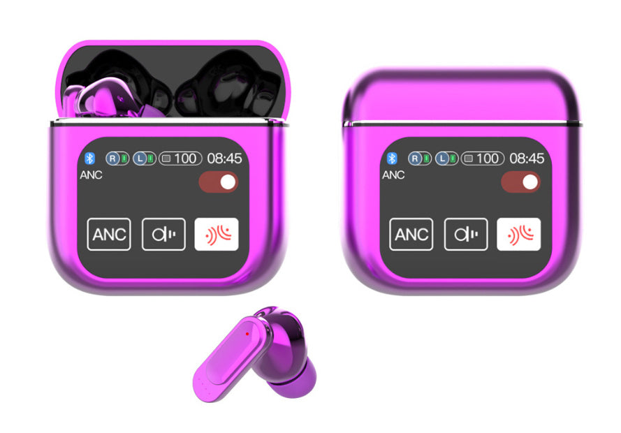 Wireless 54 Bluetooth Headset – ANC & ENC Noise Reduction, Ear Hook, Music & Calls, Digital Display