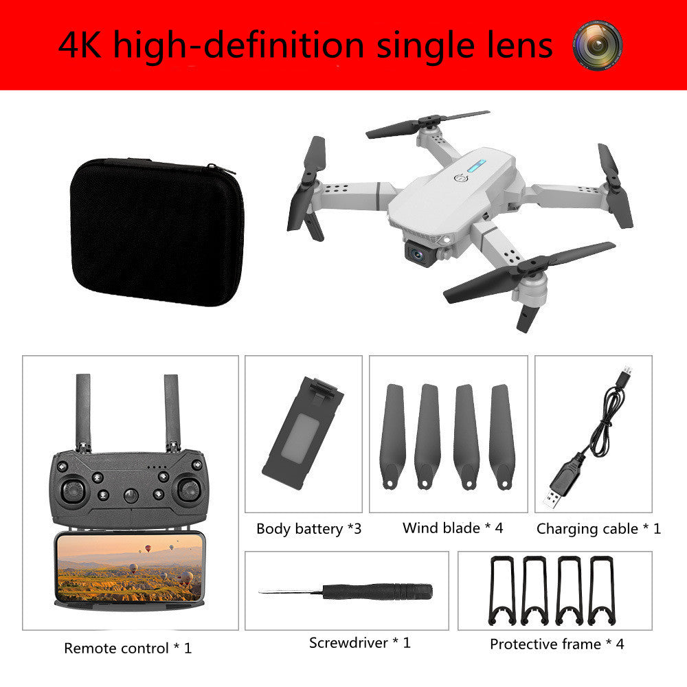 E88 Folding 4K HD Drone – High-Definition 4-Axis Quadcopter with Camera