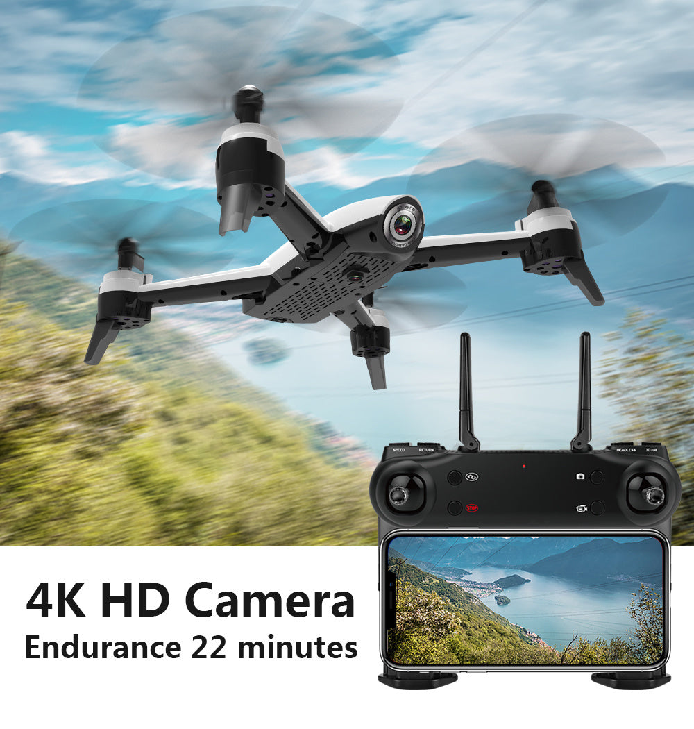 Aerial Drone with HD Camera, Optical Flow, App Control & Long Flight Time