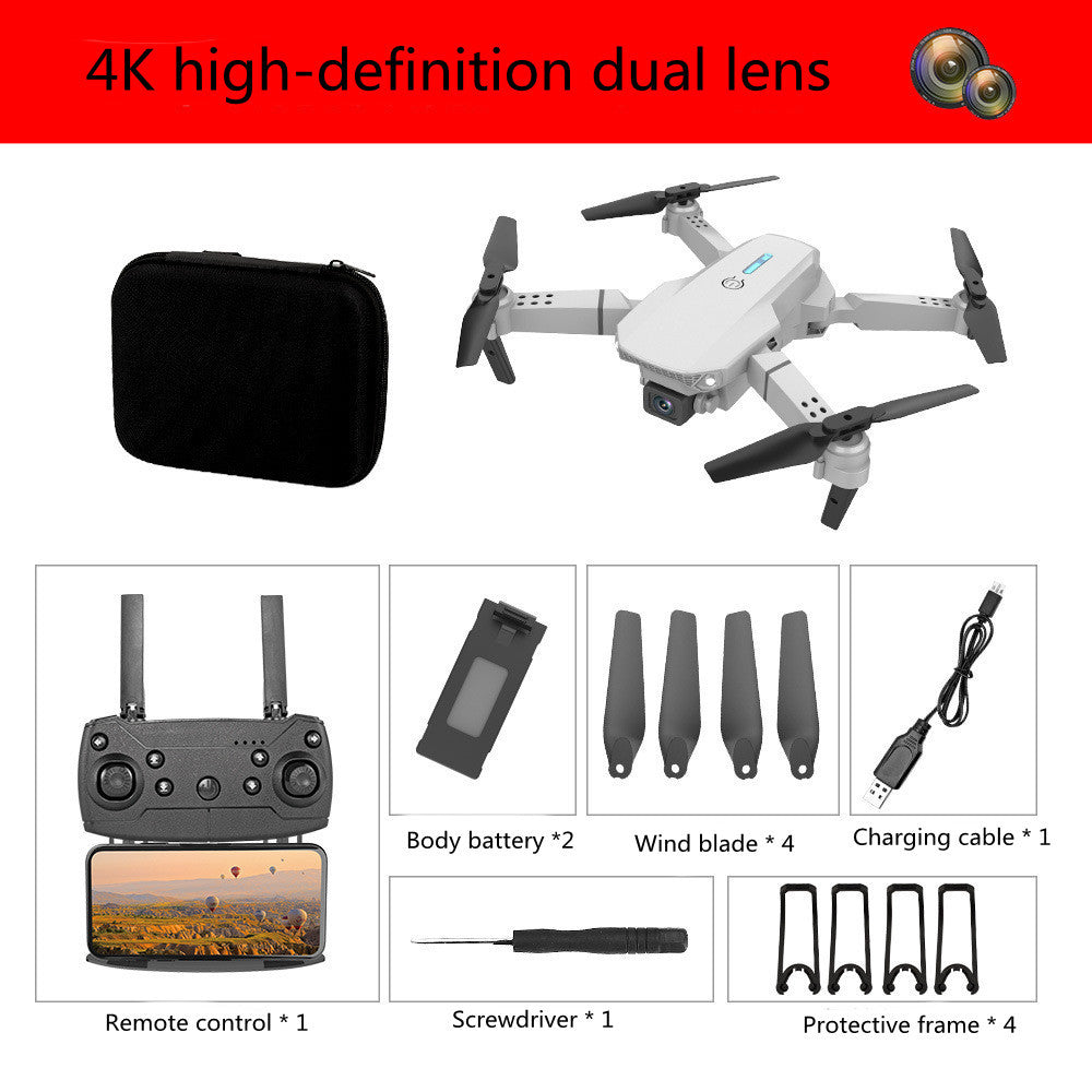 E88 Folding 4K HD Drone – High-Definition 4-Axis Quadcopter with Camera