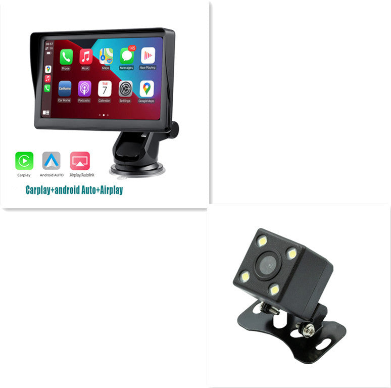 7-Inch IPS Car Smart Screen – Wireless CarPlay & Android Auto, HD Touch Display, Navigation & Multimedia for Cars & Trucks