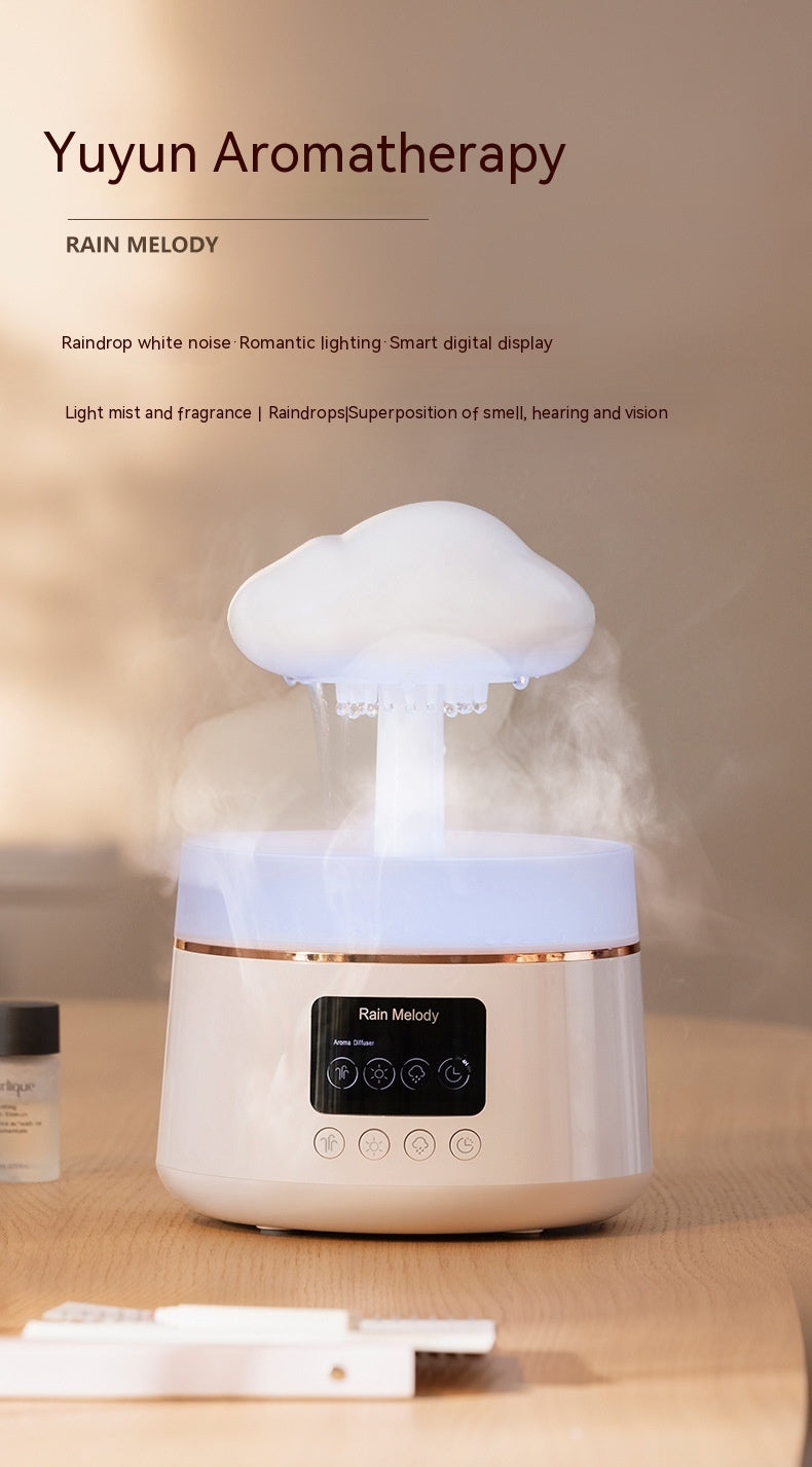 Rain Cloud Aroma Diffuser LED Light 7-Color Humidifier for Home & Bedroom