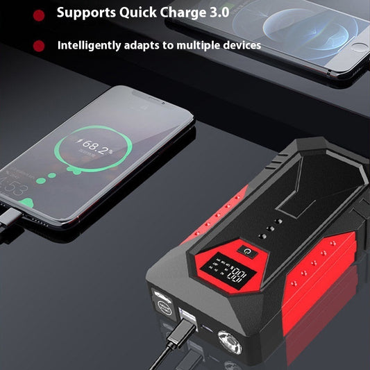 12V Car Jump Starter Power Bank Emergency Mobile Battery High Capacity Auto
